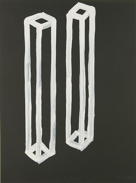 Rüdiger Preisler Drawing of Raum-Licht-Maschine no. 57