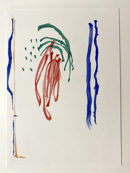 Barbara Hindahl Markerzeichnung/Portrait 2