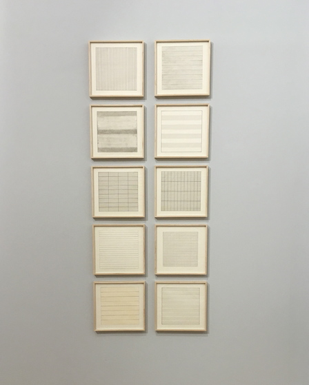 Agnes Martin Untitled (complete Serie)