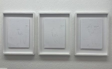 Barbara Hindahl Drei Rückseiten (dreiteilig)