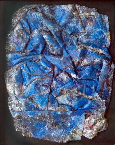 Manfred Fuchs Blaue Faltung