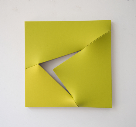 Jan Maarten Voskuil Tear in yellow-greens