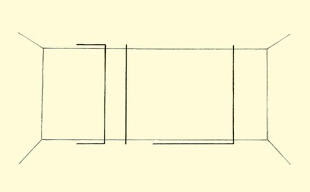 Fred Sandback Untitled