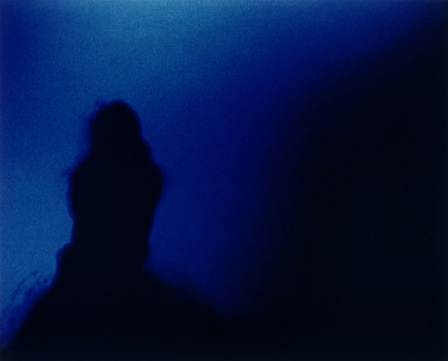 Nan Hoover Standing in Blue